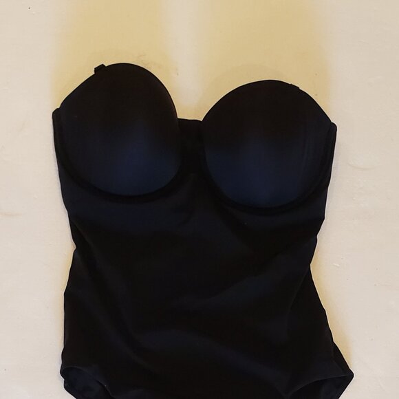 Wacoal Red Carpet Strapless Shaping Body Briefer in Black - Picture 8 of 13